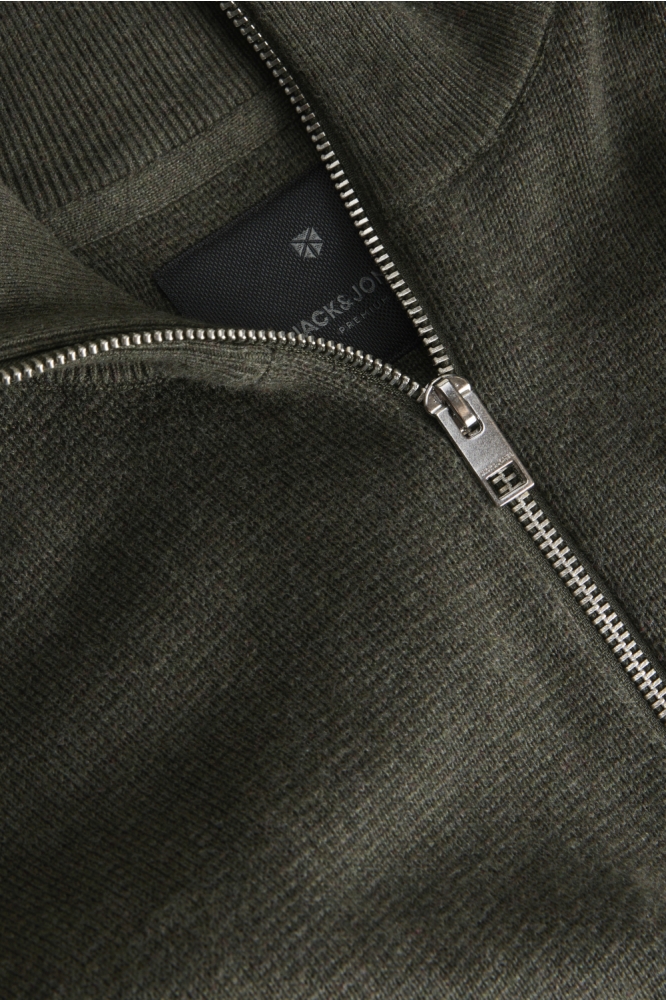 Jack & Jones groene heren trui | Close up