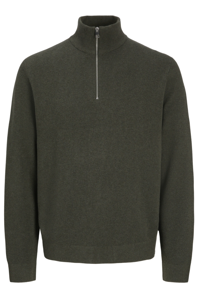 Jack & Jones groene heren trui | Vooraanzicht