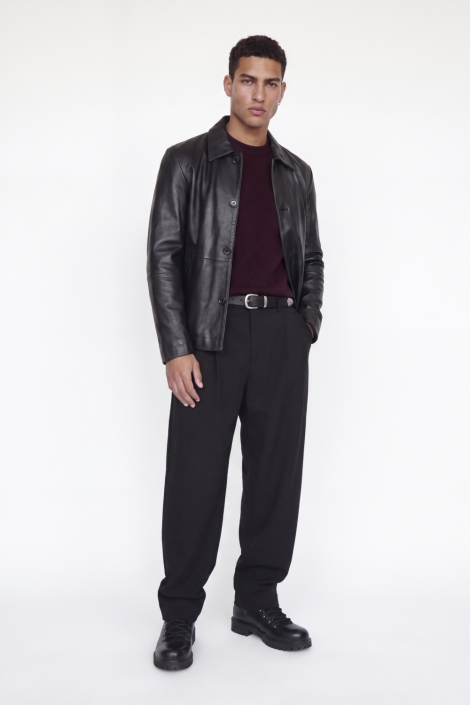 Jack & Jones bruine heren trui | Model
