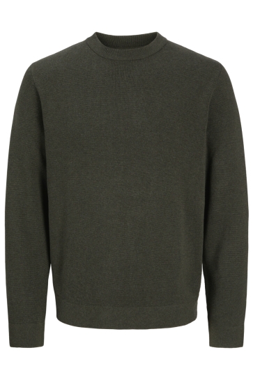 Jack & Jones Trui JPRMILANO STITCH KNIT CREW NECK SN 12259666 Rosin/Melange