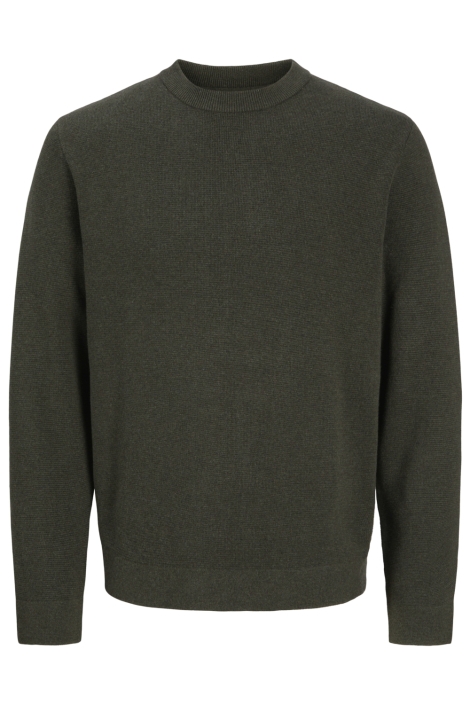 Jack & Jones groene heren trui | Vooraanzicht