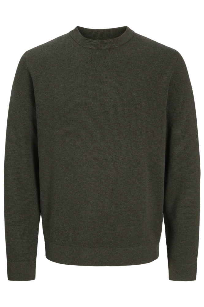 Jack & Jones groene heren trui | Vooraanzicht
