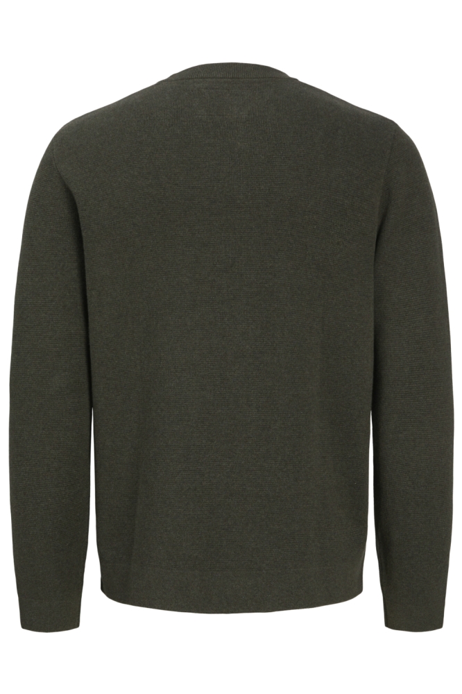 Jack & Jones groene heren trui | Achteraanzicht