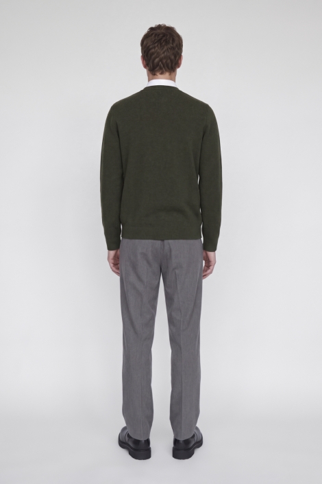 Jack & Jones groene heren trui | Model
