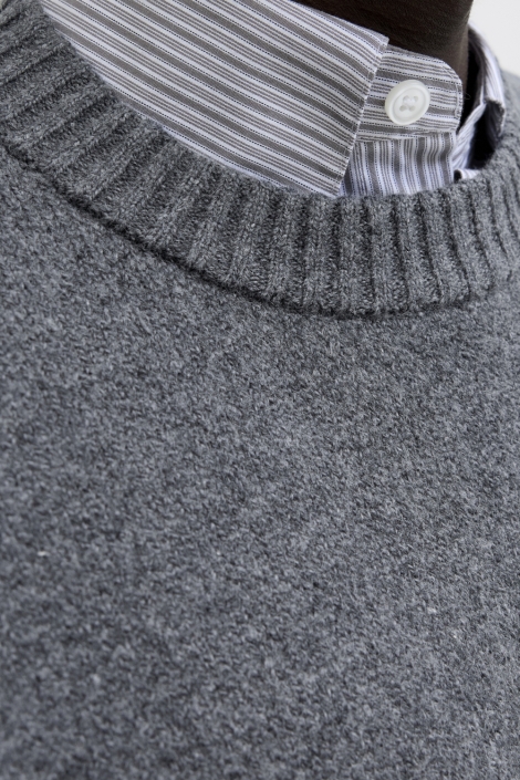 Jack & Jones grijze heren trui | Kleurstaal