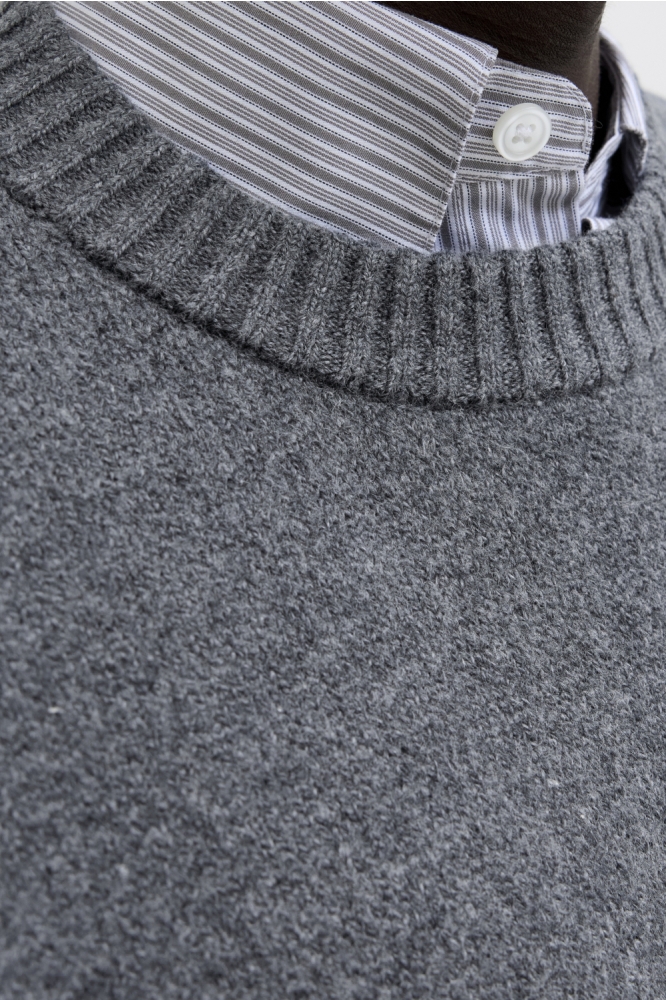 Jack & Jones grijze heren trui | Kleurstaal