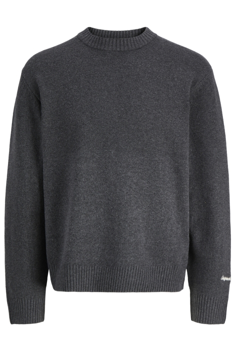 Jack & Jones grijze heren trui | Vooraanzicht
