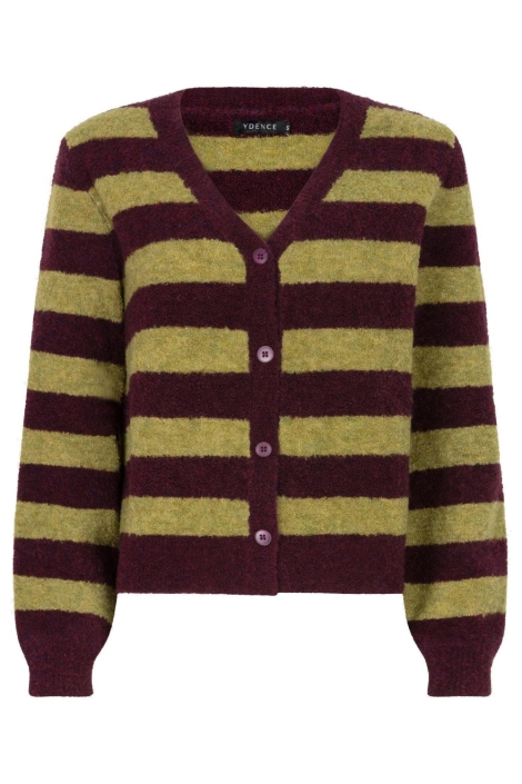 Ydence groene dames vest | Vooraanzicht