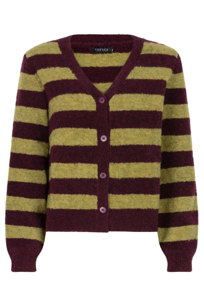 Ydence groene dames vest | Vooraanzicht