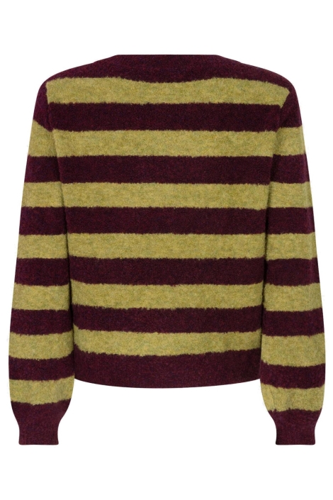 Ydence groene dames vest | Achteraanzicht