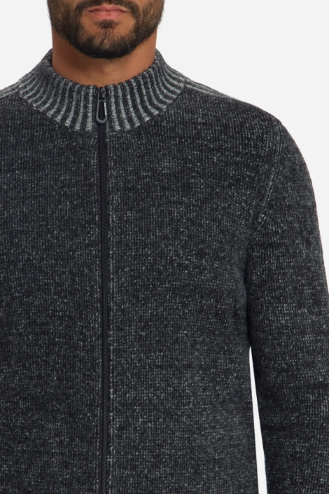 NO-EXCESS zwarte heren vest | Close up