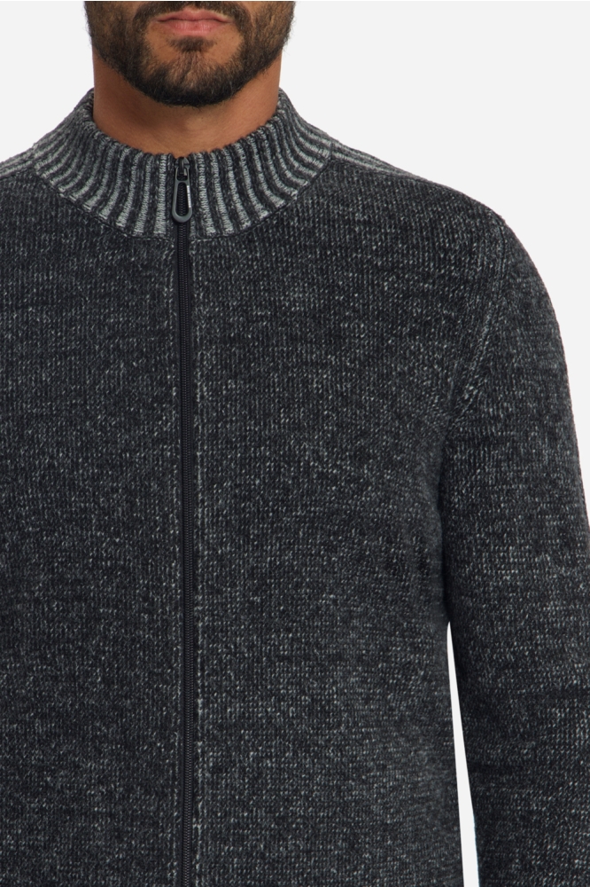 NO-EXCESS zwarte heren vest | Close up