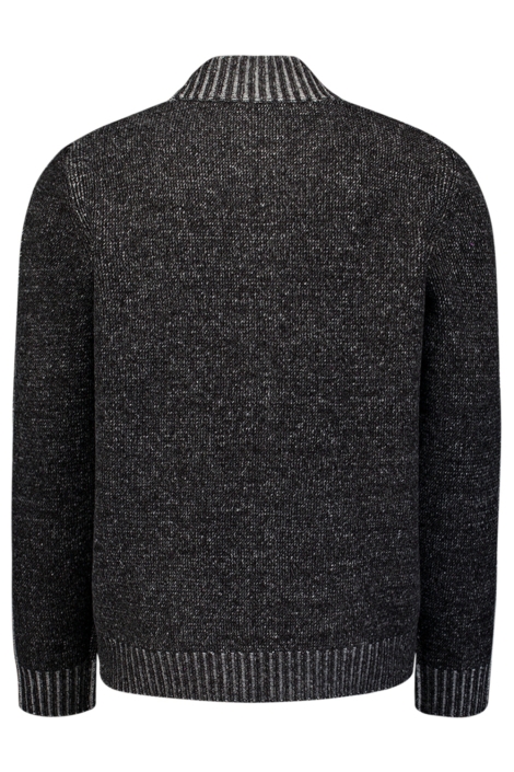 NO-EXCESS zwarte heren vest | Achteraanzicht