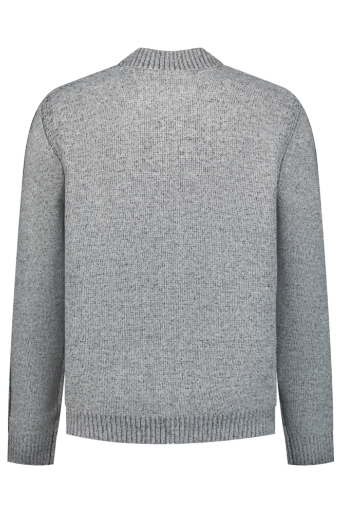NO-EXCESS grijze heren vest | Achteraanzicht