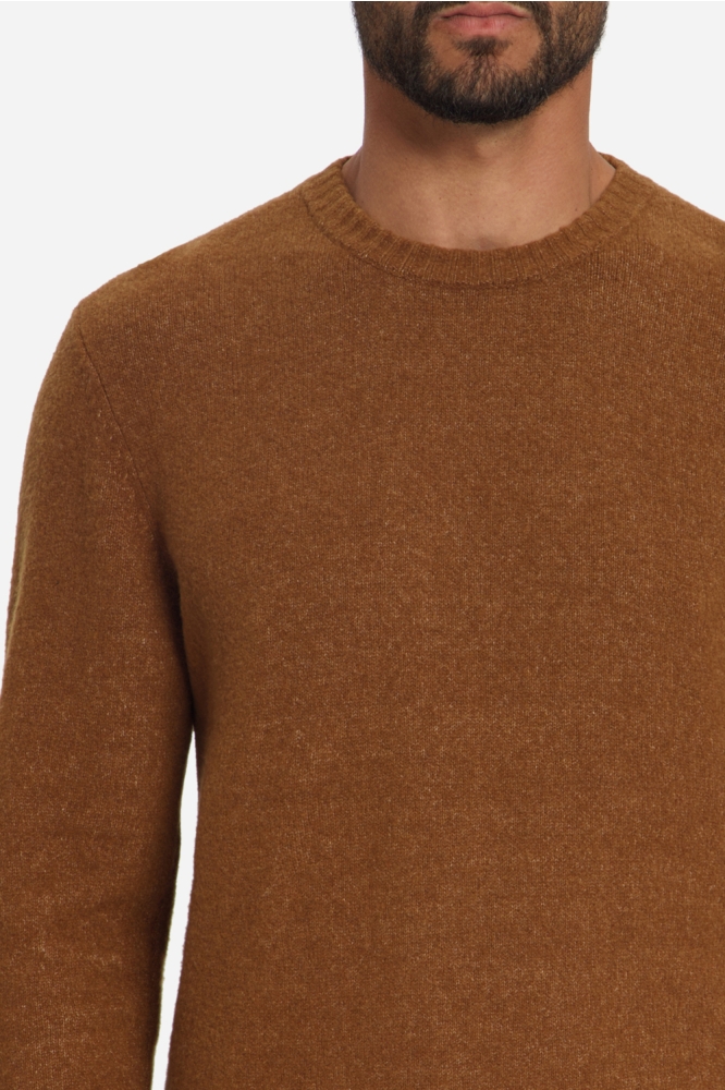 NO-EXCESS camel heren trui | Close up