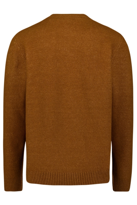 NO-EXCESS camel heren trui | Achteraanzicht