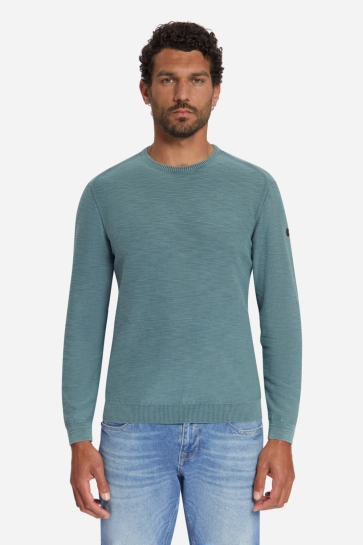 NO-EXCESS Trui SLUB TRUI 33210702SN Shadow Blue