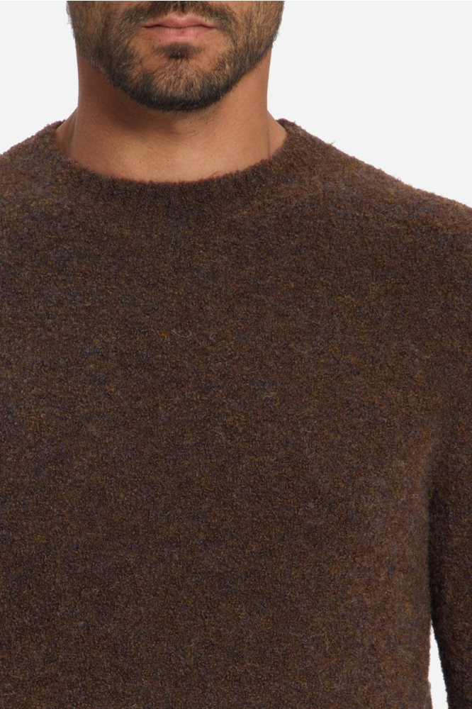 NO-EXCESS bruine heren trui | Close up