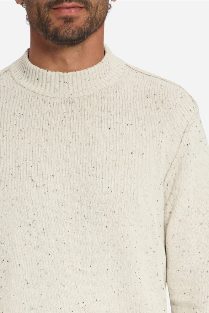 NO-EXCESS ecru heren trui | Close up