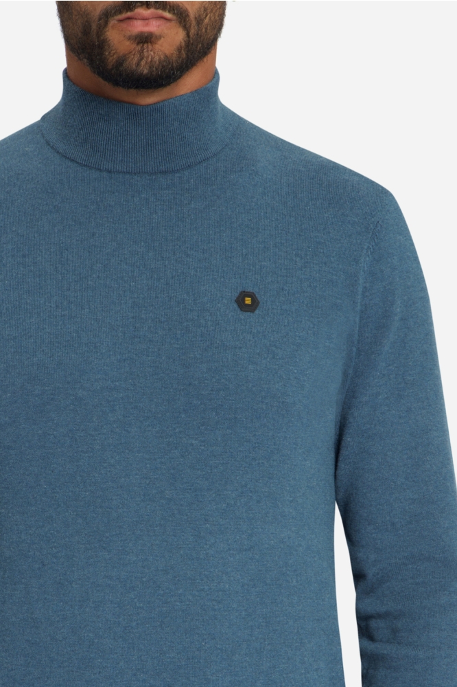 NO-EXCESS blauwe heren trui | Close up