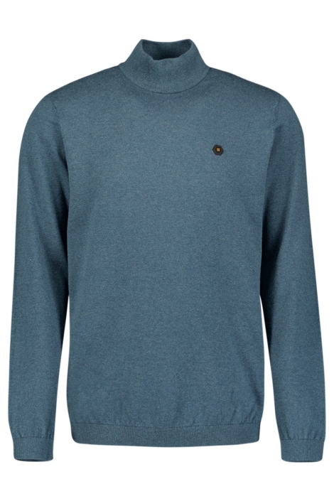 NO-EXCESS blauwe heren trui | Vooraanzicht