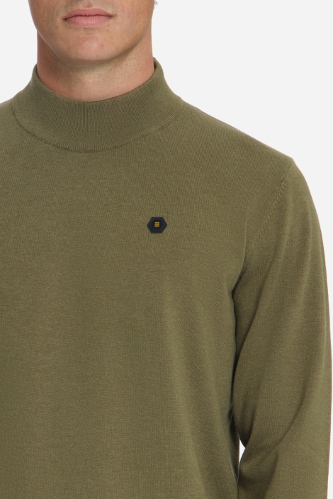 NO-EXCESS groene heren trui | Close up