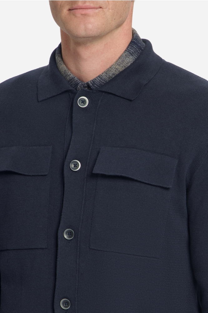 NO-EXCESS blauwe heren vest | Close up