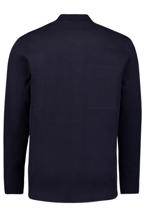 NO-EXCESS blauwe heren vest | Achteraanzicht