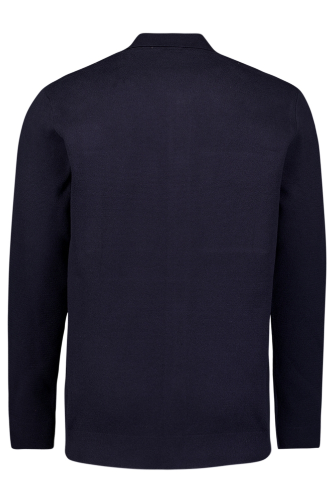 NO-EXCESS blauwe heren vest | Achteraanzicht