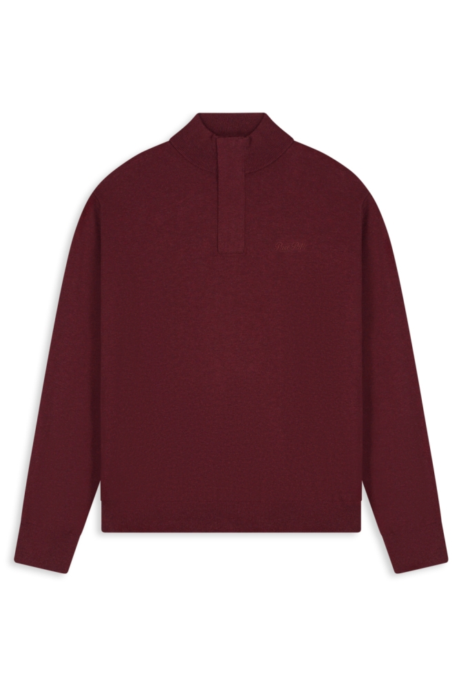 Pure Path bordeaux heren trui | Vooraanzicht