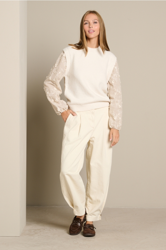 LolaLiza beige dames trui | Model
