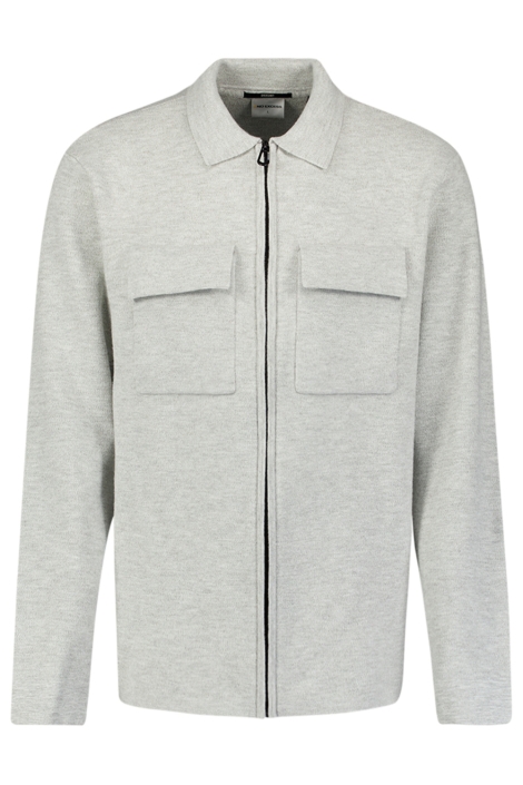 NO-EXCESS grijze heren vest | Vooraanzicht