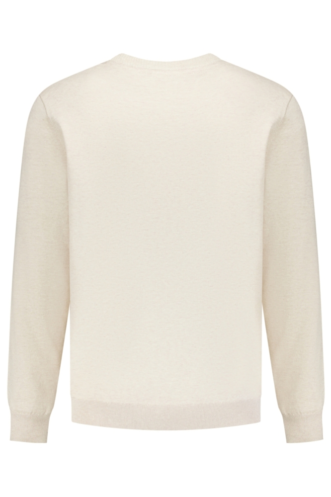 NO-EXCESS beige heren trui | Achteraanzicht