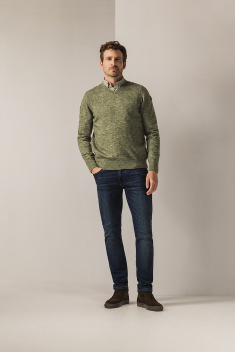 State of Art groene heren trui | Model