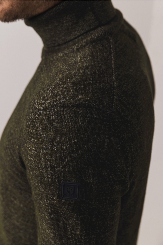 State of Art groene heren trui | Close up