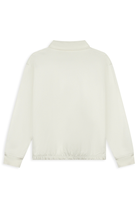 Pure Path ecru heren sweater | Achteraanzicht