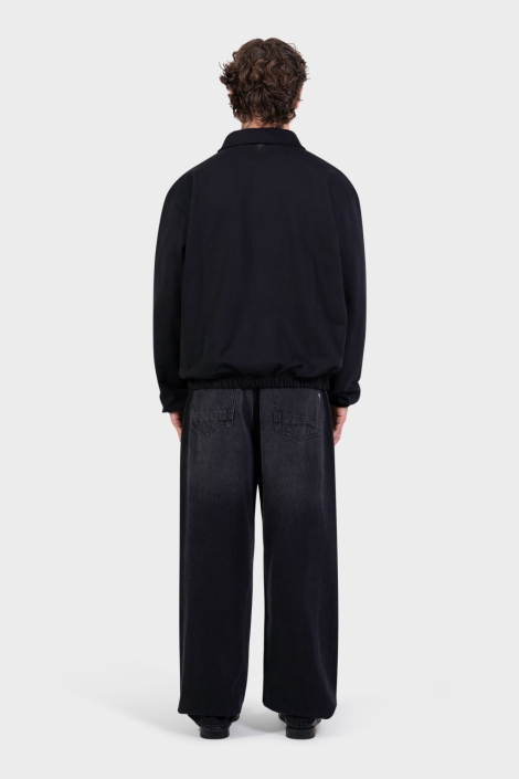 Pure Path zwarte heren sweater | Model