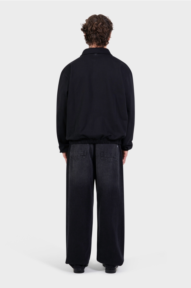 Pure Path zwarte heren sweater | Model