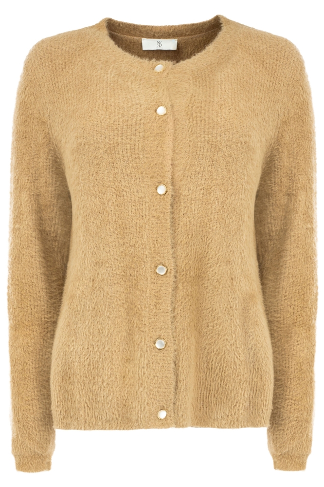 NED beige dames vest | Vooraanzicht