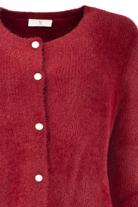 NED rode dames vest | Kleurstaal