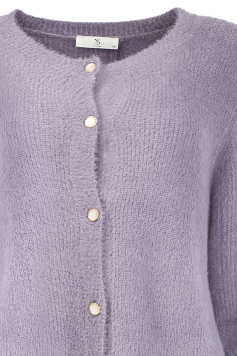 NED paarse dames vest | Kleurstaal