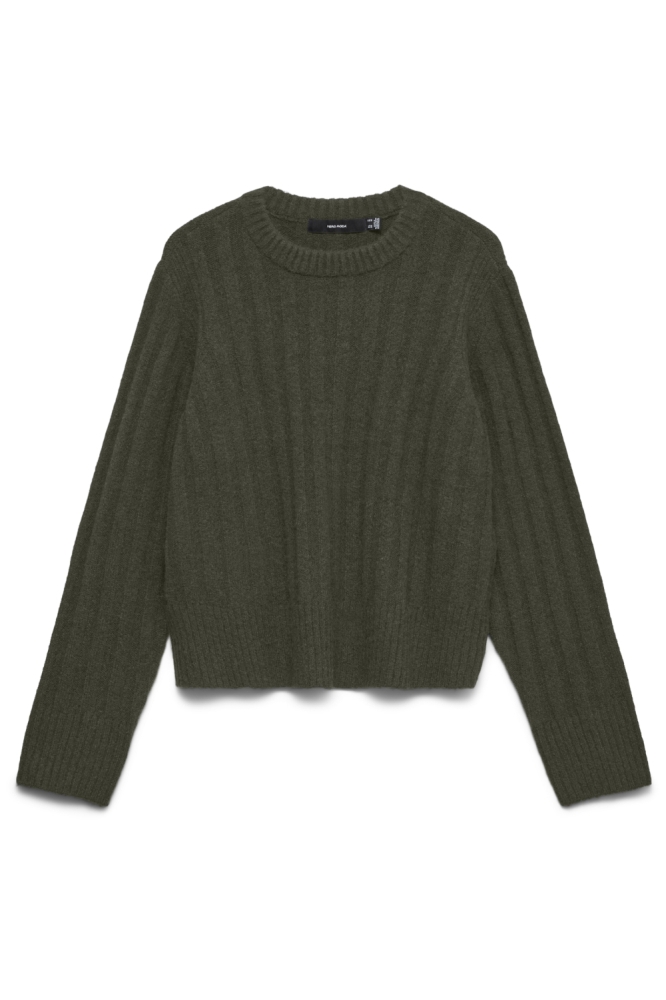 Vero Moda groene dames trui | Vooraanzicht