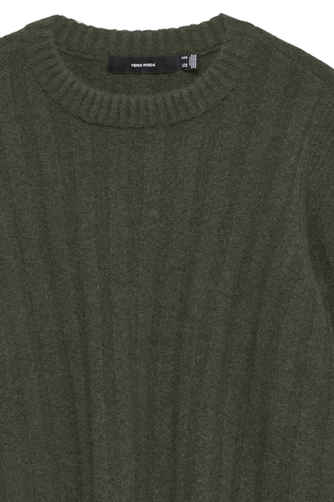 Vero Moda groene dames trui | Close up