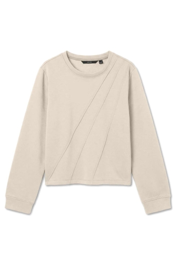 Vero Moda Trui VMCARIAN LS O-NECK SWEAT JRS 10353927 BIRCH