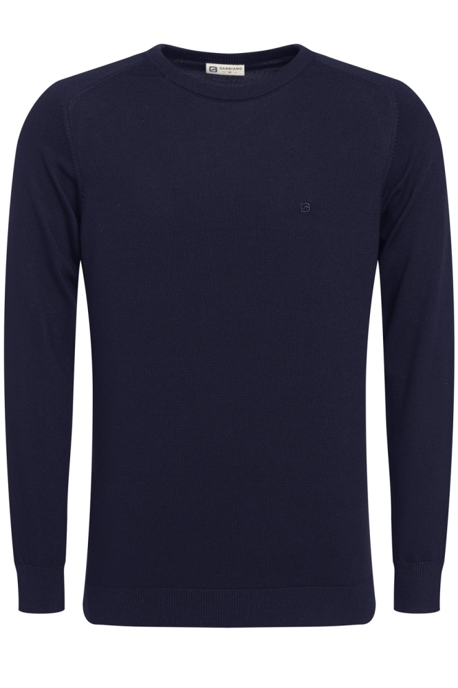 Gabbiano blauwe heren trui | Vooraanzicht