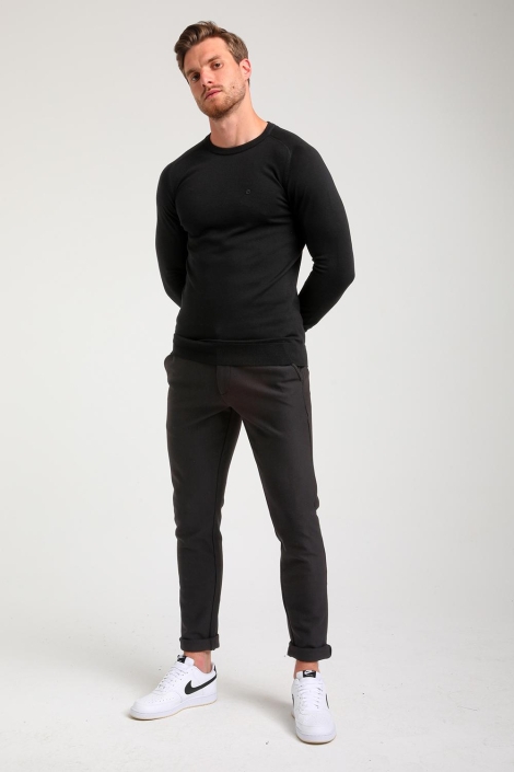 Gabbiano zwarte heren trui | Model