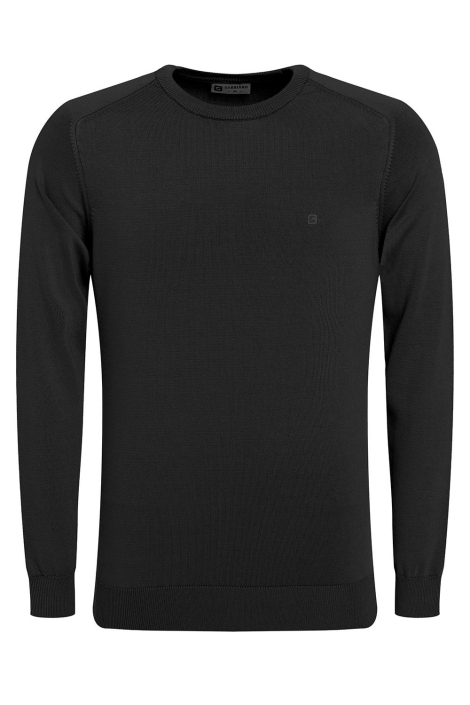 Gabbiano zwarte heren trui | Vooraanzicht