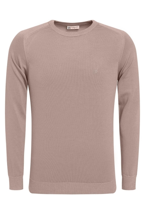 Gabbiano taupe heren trui | Vooraanzicht