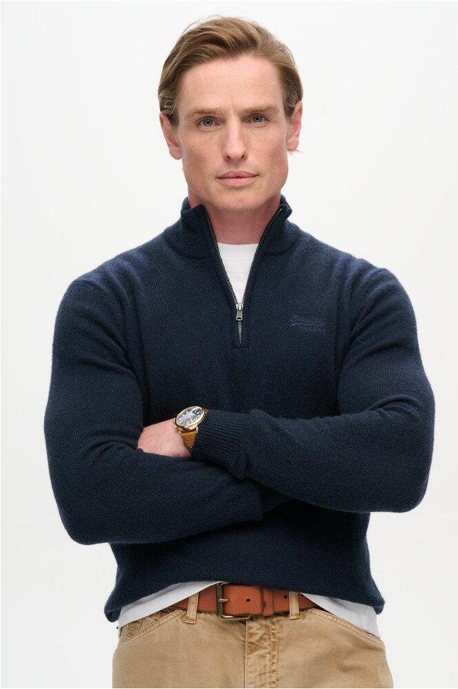 Superdry blauwe heren trui | Model