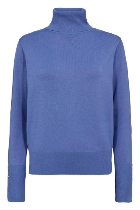 Freequent blauwe dames trui | Vooraanzicht